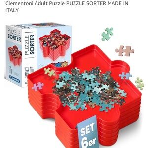 Vibrant Red Puzzle Party Supplies Set